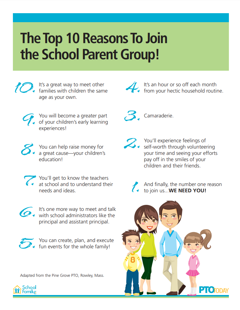 Top 10 Reasons to Join the PTO